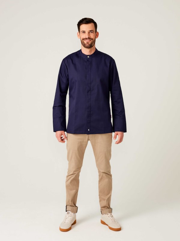 Chefs jacket long sleeve, RAY 2.0 navy L