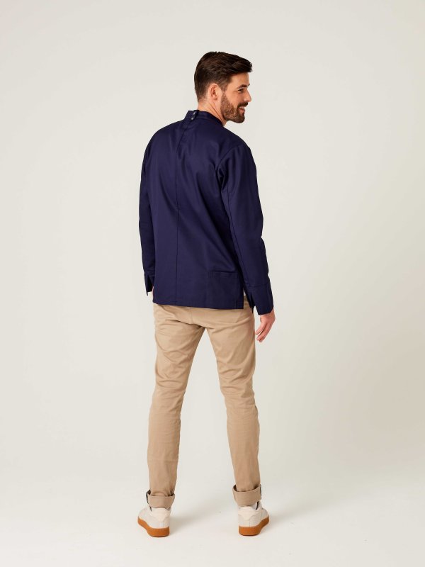 Chefs jacket long sleeve, RAY 2.0 navy L