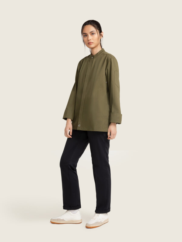 Chefs jacket long sleeve, RAY 2.0 olive L