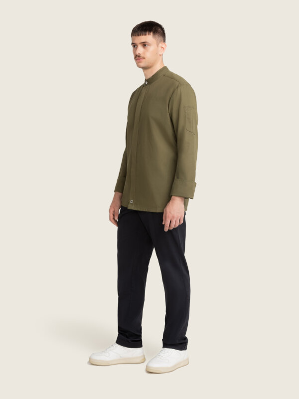 Chefs jacket long sleeve, RAY 2.0 olive L