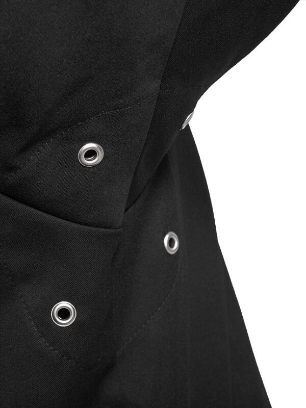 Chefs jacket long sleeve, RAY 2.0 black M