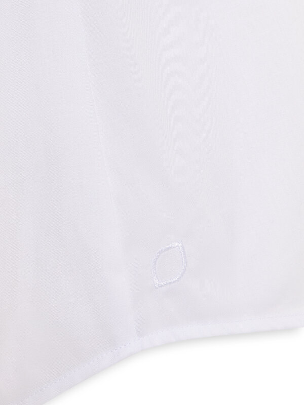 Blouse LUZERN shirt collar, white M