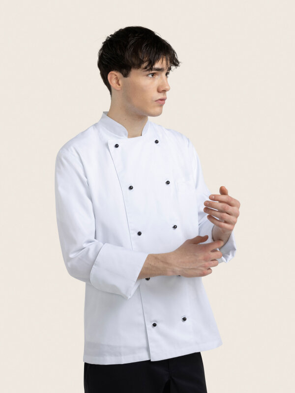 long sleeve chefs jacket, RUBANO white M