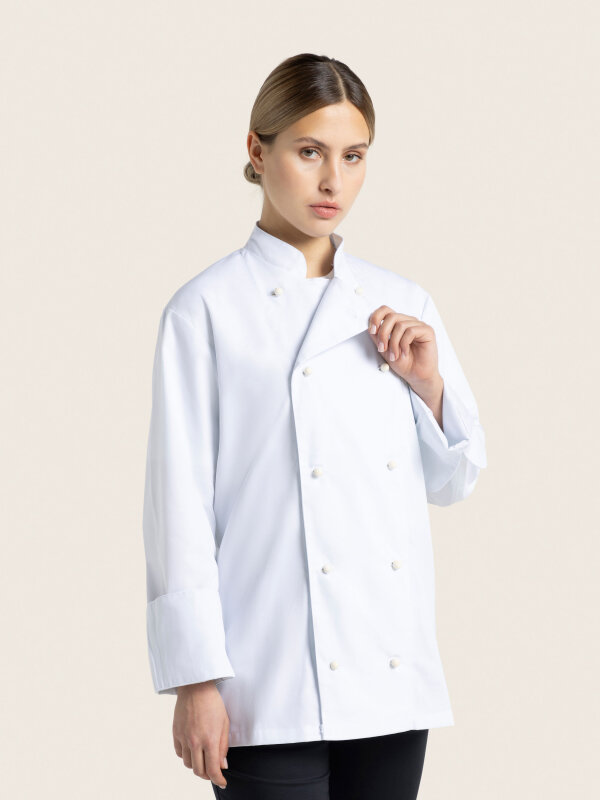 long sleeve chefs jacket, RUBANO white M